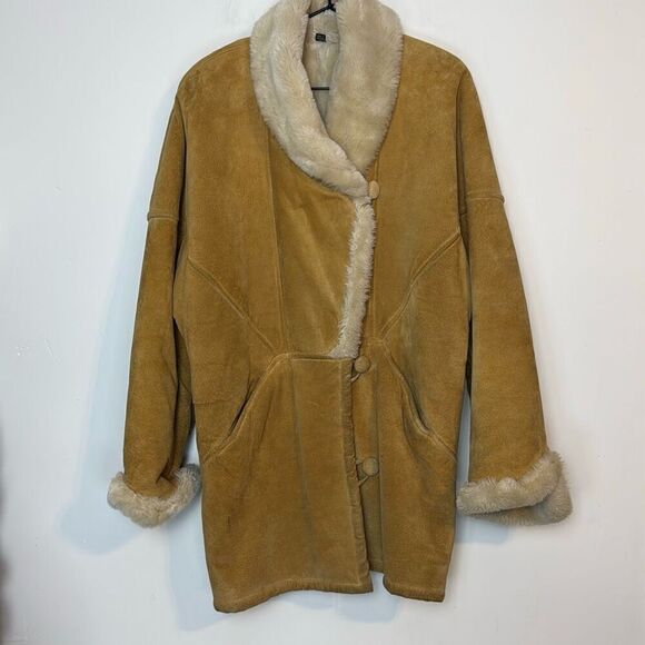 Express Avenue de L'Opera Vintage Penny Lane Suede Jacket S - Picture 1 of 12
